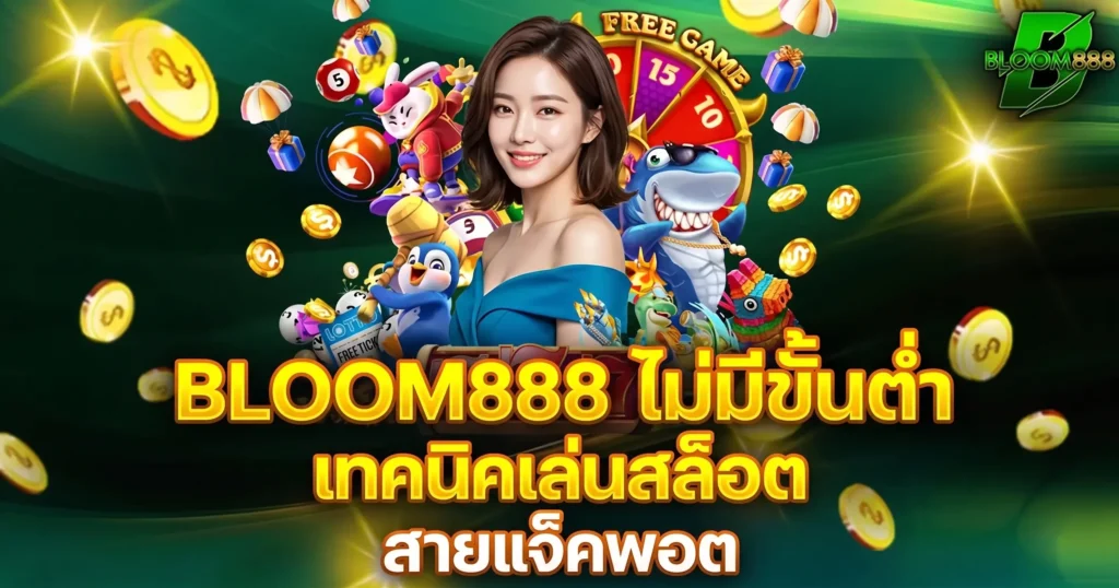 BLOOM888 ไม่มีขั้นต่ำ เทคนิคเล่นสล็อตสายแจ็คพอต